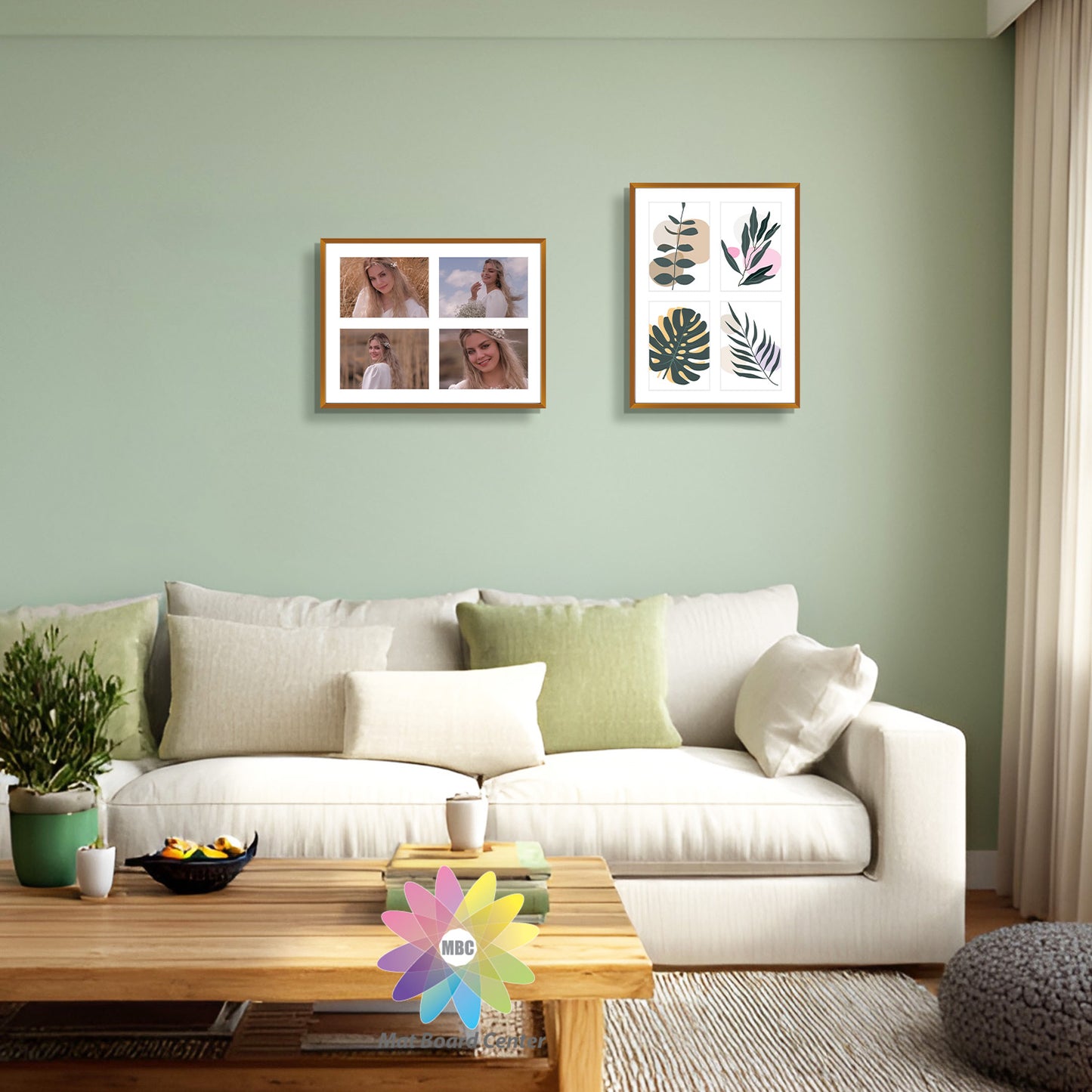 12x16 Aluminum Collage Picture Frame for Four 5x7 Photos (6 Pcs per Box)