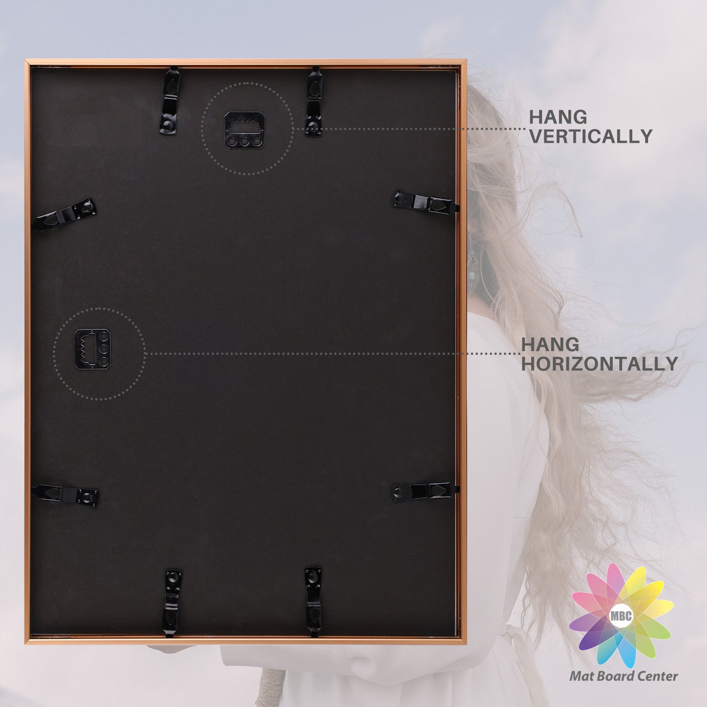 12x16 Aluminum Collage Picture Frame for Four 5x7 Photos (6 Pcs per Box)