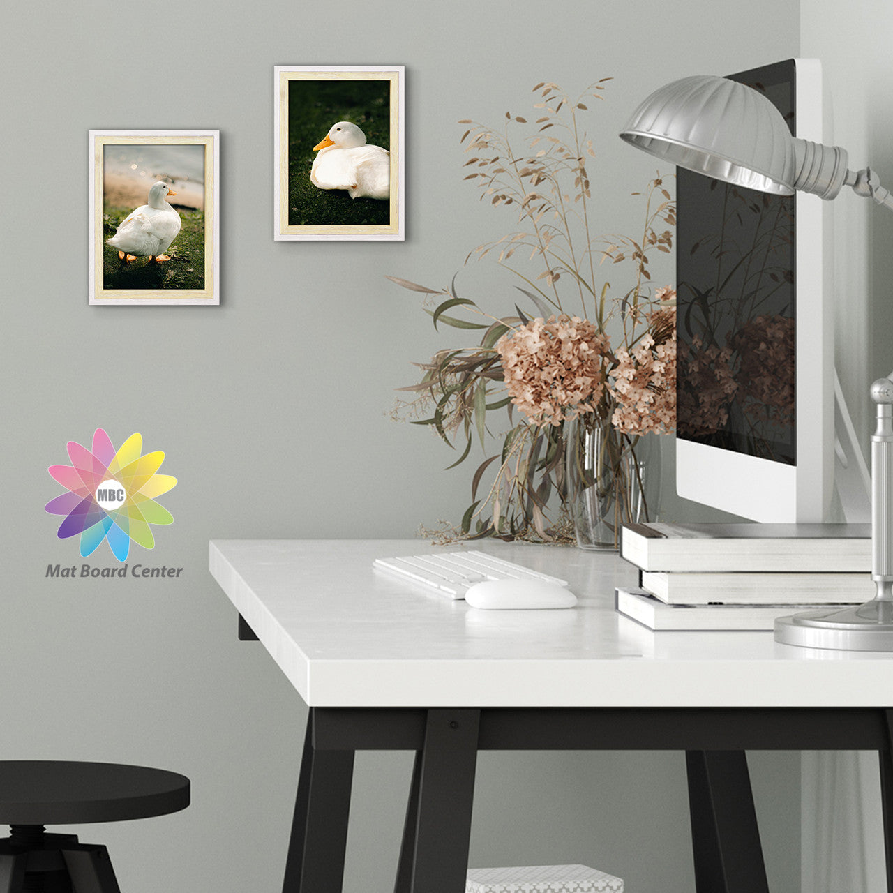 BOGO Pack of 12, 5x7 White/Beige Picture Frame with Real Glass