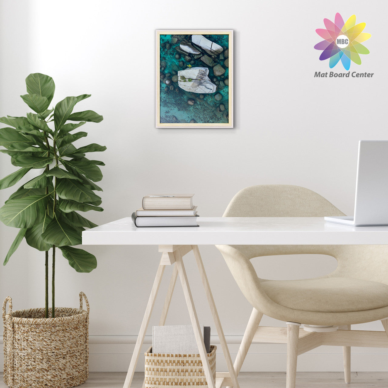 BOGO Pack of 12, 11x14 White/Natural Picture Frame with Real Glass