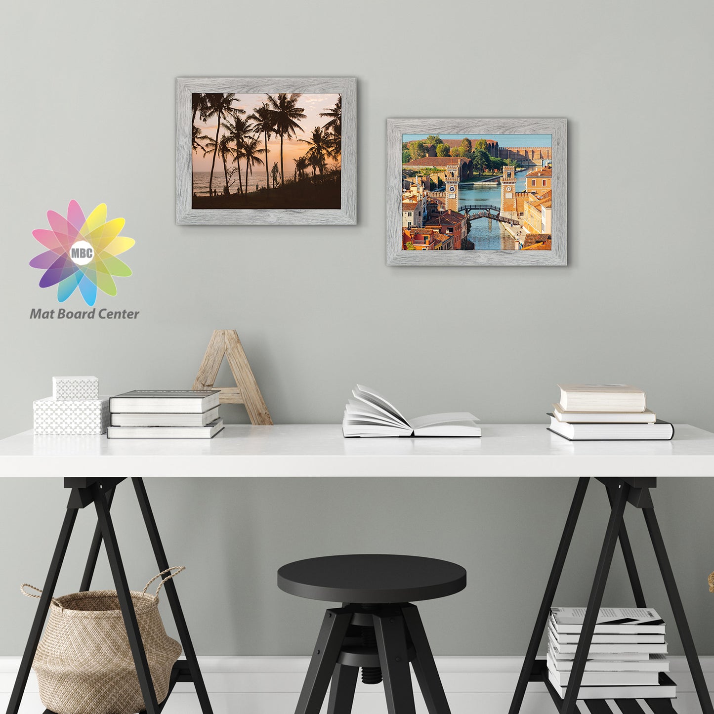 Clearance, Pack of 10, 11X14 Picture Frames with Real Glass Grey