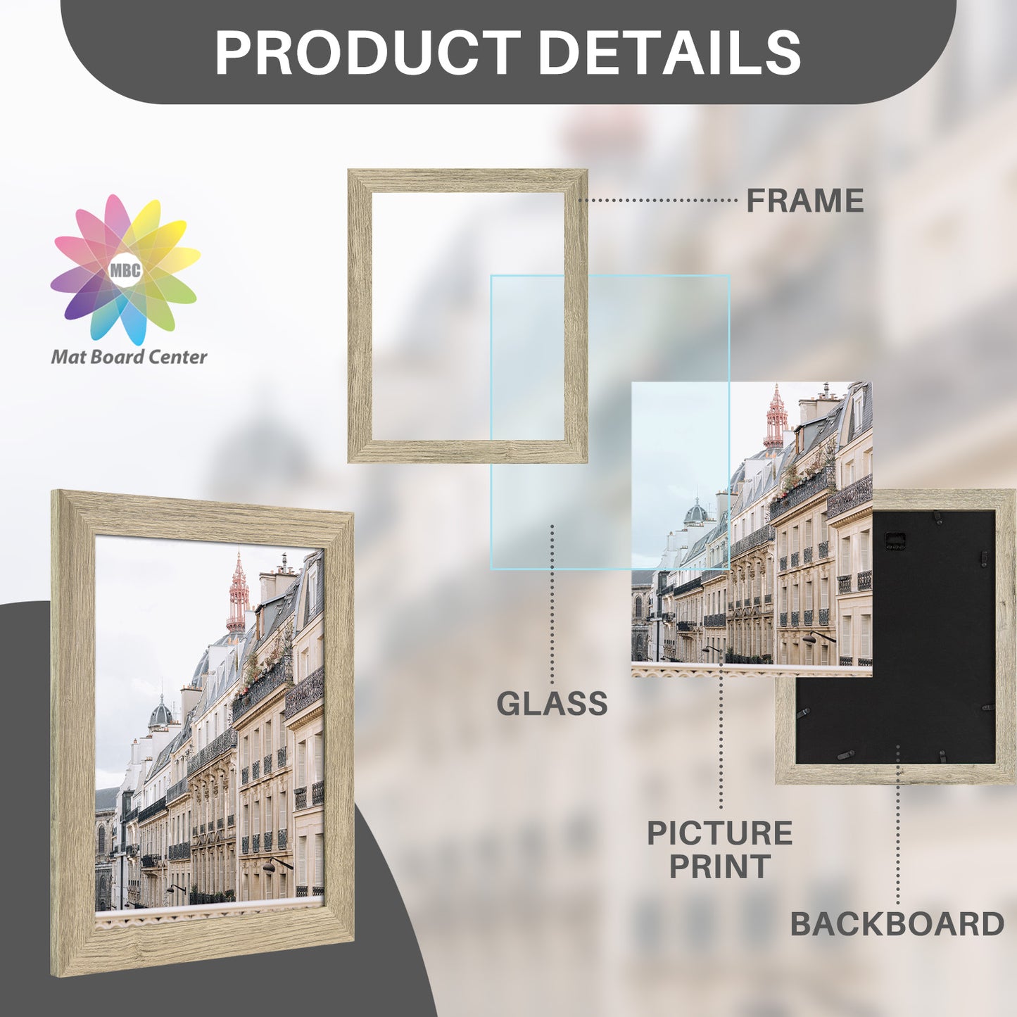 BOGO Pack of 10, 11X14 Picture Frames with Real Glass