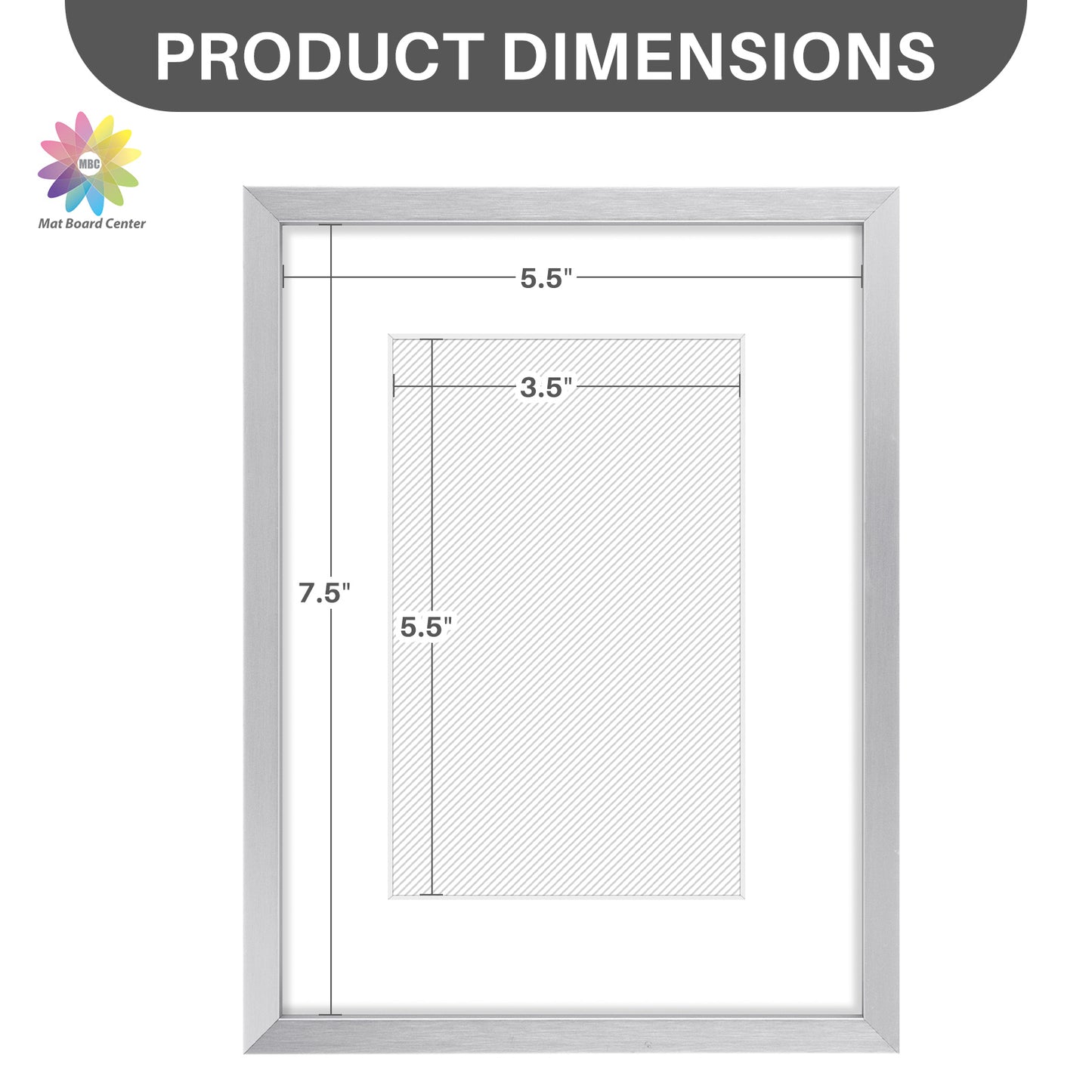 Clearance 6x8 Aluminum Picture Frame Displays 4x6 Photos with White Mat and Real Glass (12 Pcs Per Box)