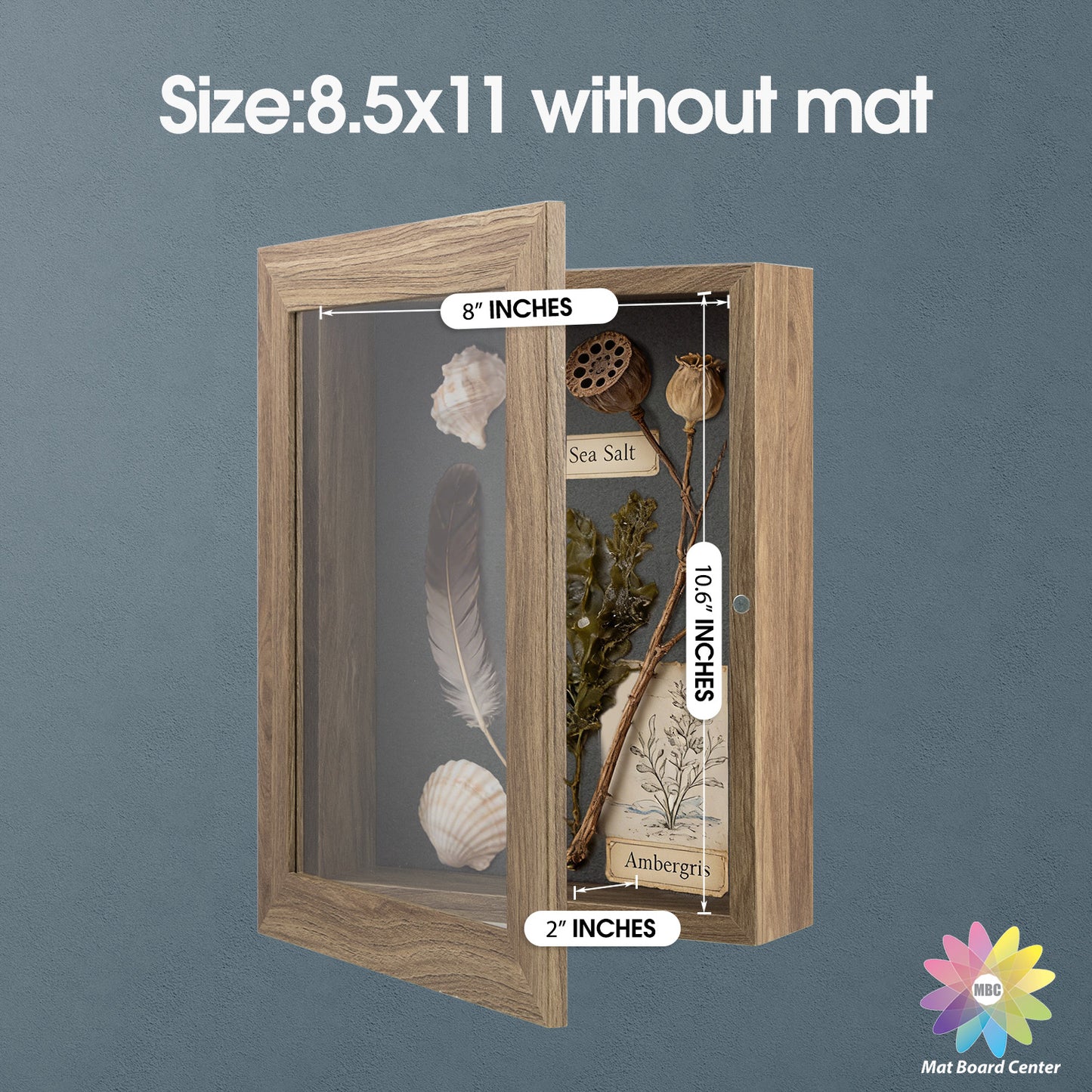 Clearance 8.5x11 Shadow Box Picture Frame (4 Pcs Per Box)