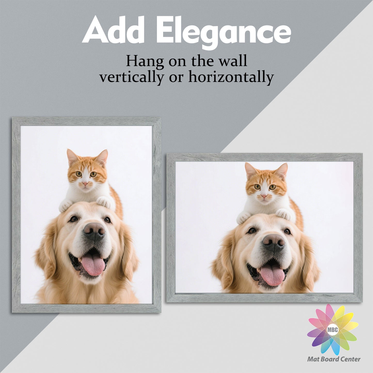 Clearance 18x24 MDF Picture Frame with Plexiglass Grey (6 Pcs Per Box)