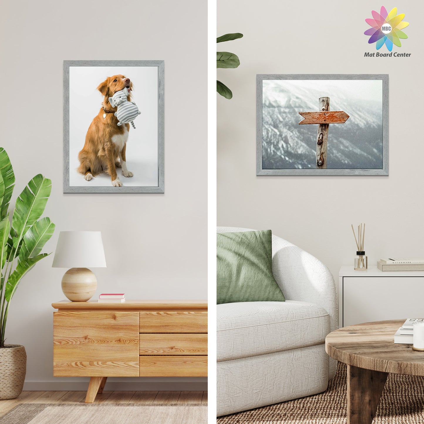 Clearance 18x24 MDF Picture Frame with Plexiglass Grey (6 Pcs Per Box)