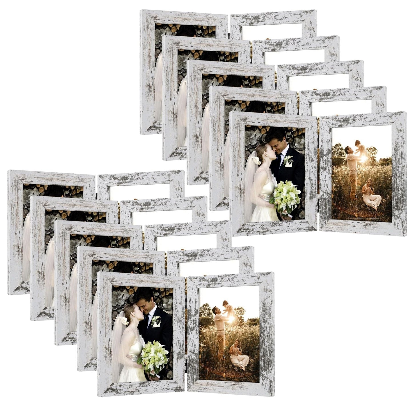 Double Picture Frame for 5x7 Picture (10 Pcs Per Box)