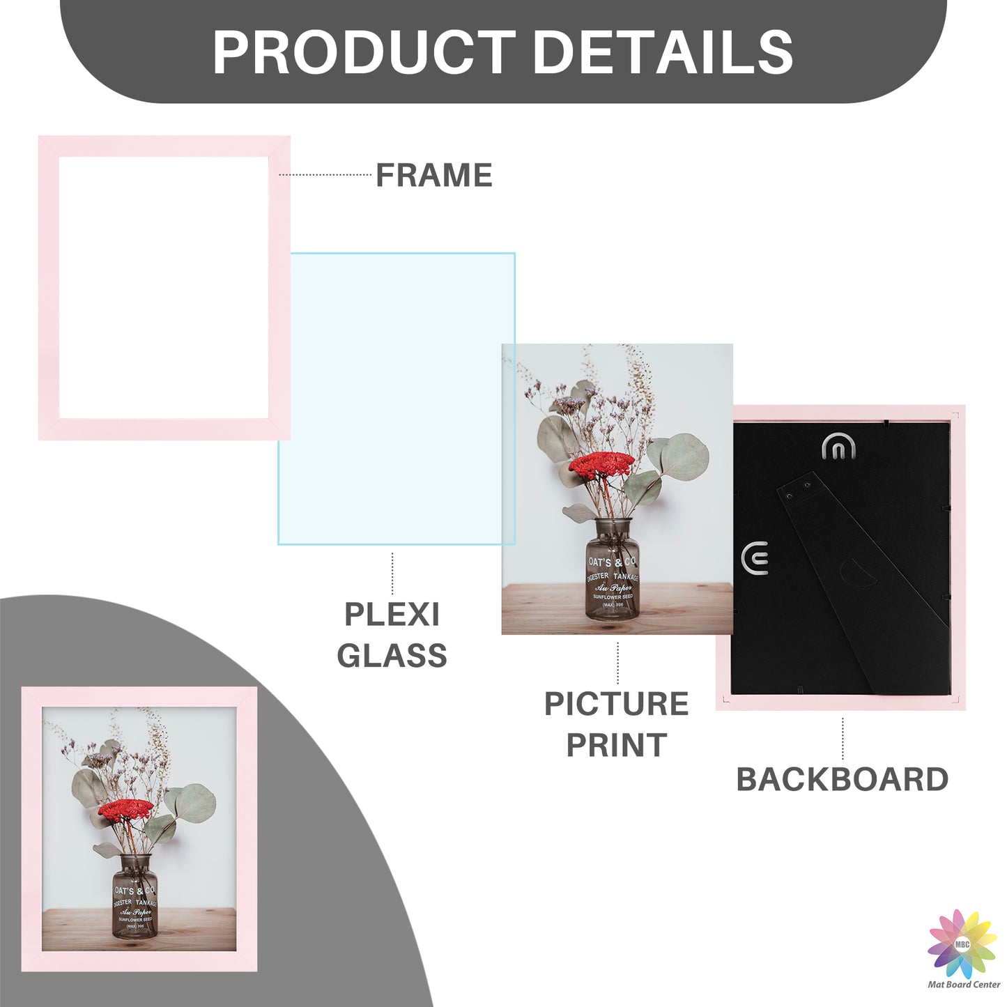 8x10 Picture Frames (40 Pcs Per Box)