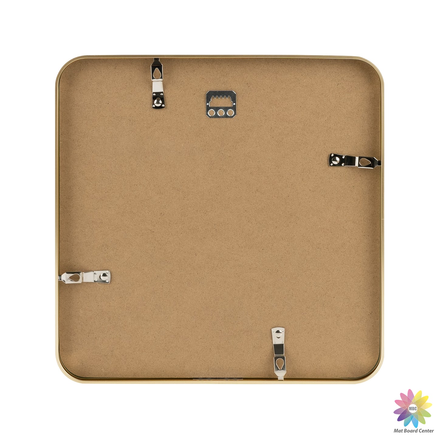 12x12 Round Corner Aluminum Picture Frame with White Mat for 8x8 Picture(6 Pcs Per Box)