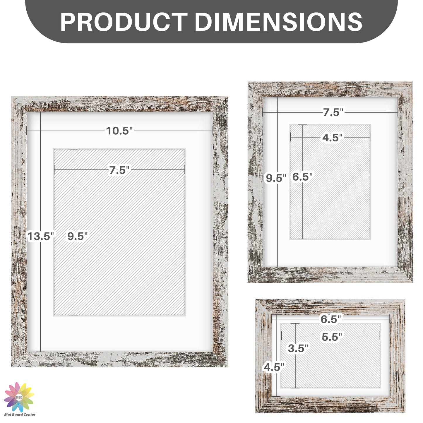 Clearance Gallery Picture Frame Four 11x14, Eight 8x10, Sixteen 5x7 Frame (28 Pcs Per Box)