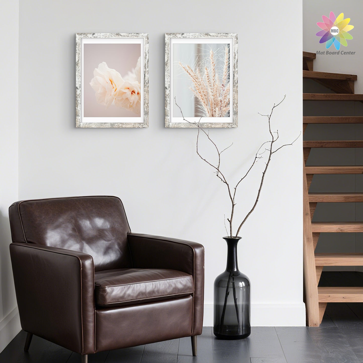 12x16 Picture Frame for 11x14 Photo with White mat and Plexiglass (8 Pcs Per Box)