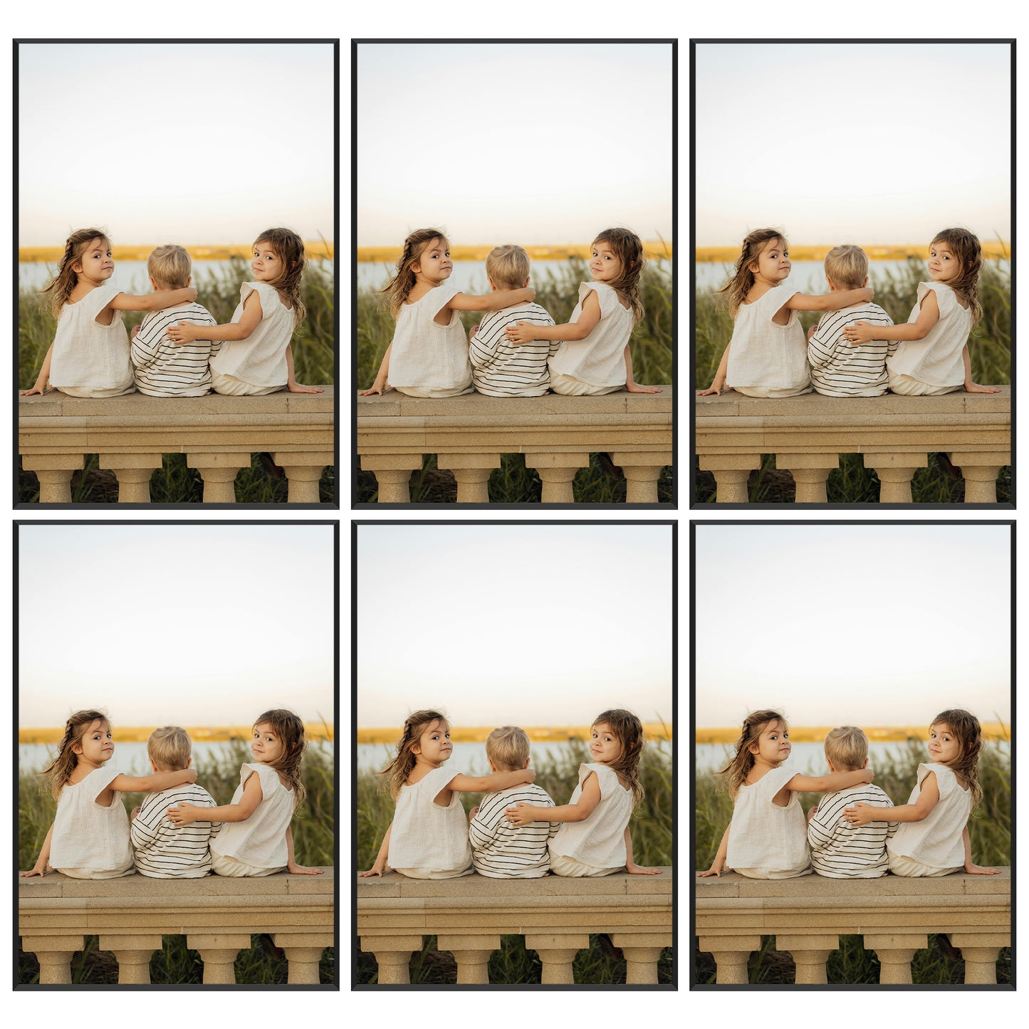 13x19 Poster Frame with Plexiglass (6 Pcs Per Box) Black