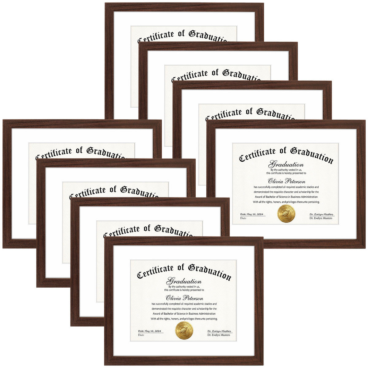 11x14 Picture Frame for 8.5x11 Photo/Certificate (8 Pcs Per Box)