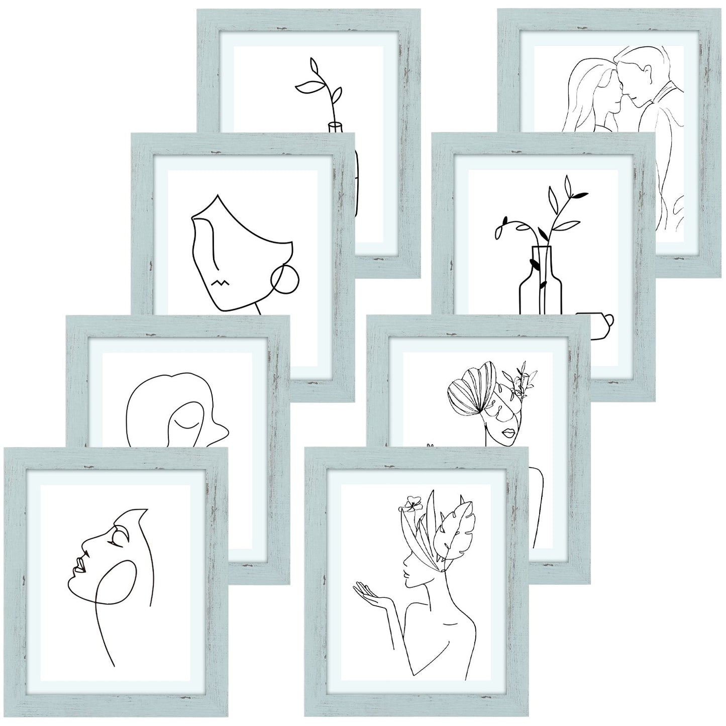 10x12.5 Kids Art Frames (8 Pcs Per Box) Teal