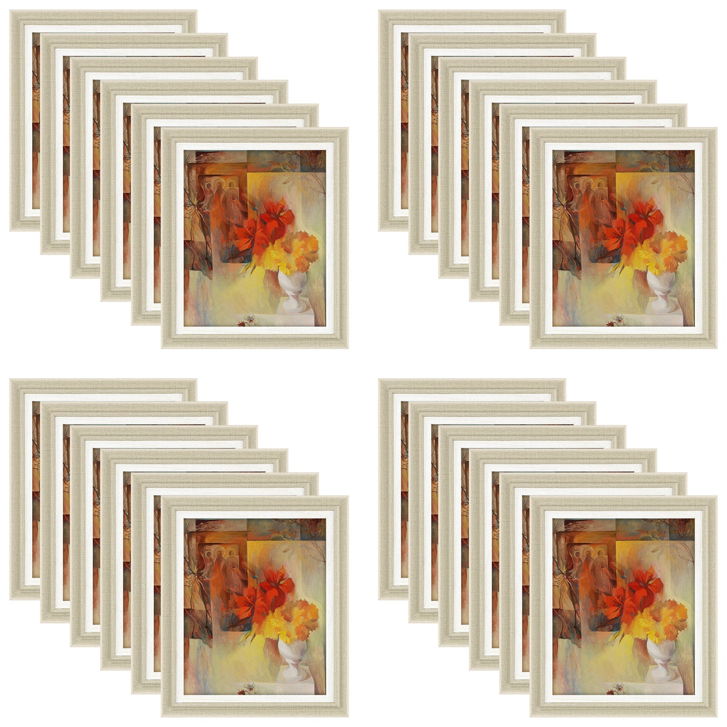 Clearance 8x10 Picture Frame with Plexiglass (24 Pcs Per Box) Oak
