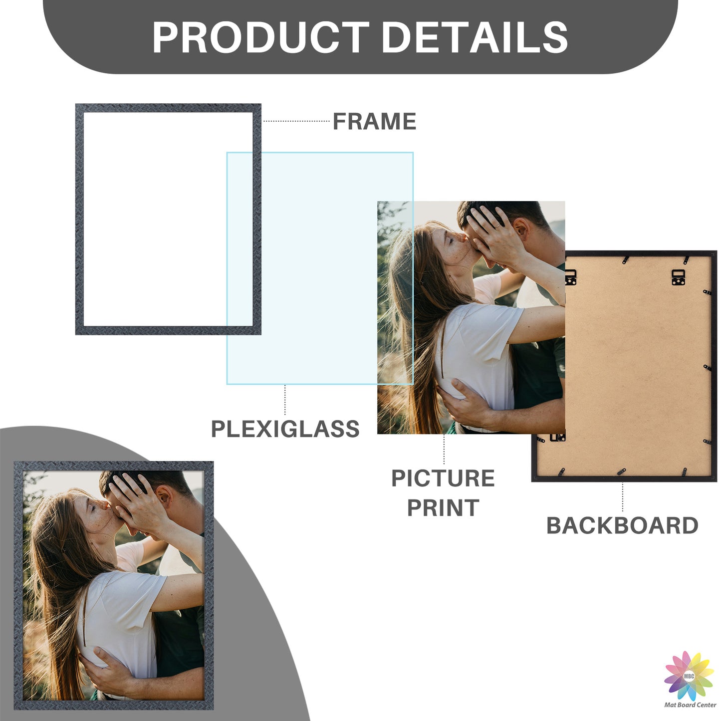 Clearance 16x20 Picture Frame With Plexiglass (12 Pcs per Box)