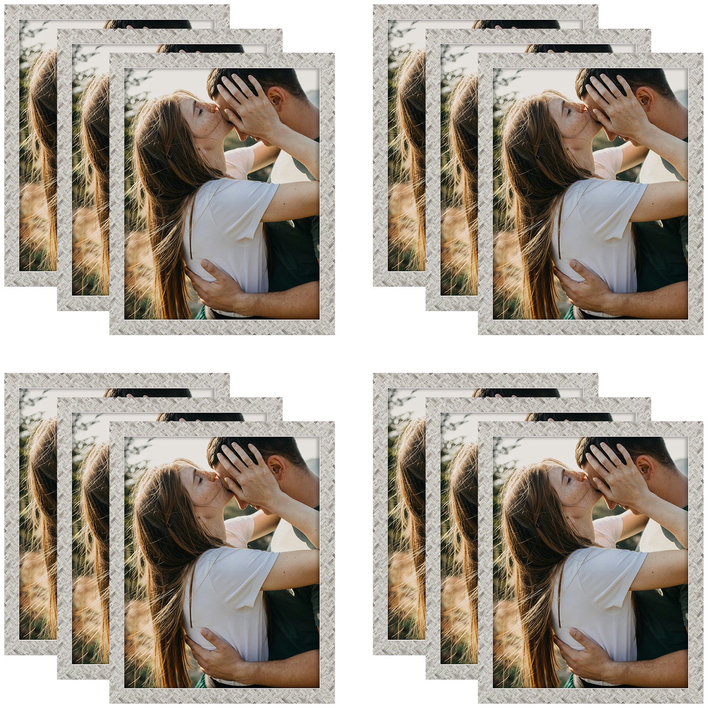 Clearance 11x14 Picture Frame With Plexiglass (12 Pcs per Box) Grey