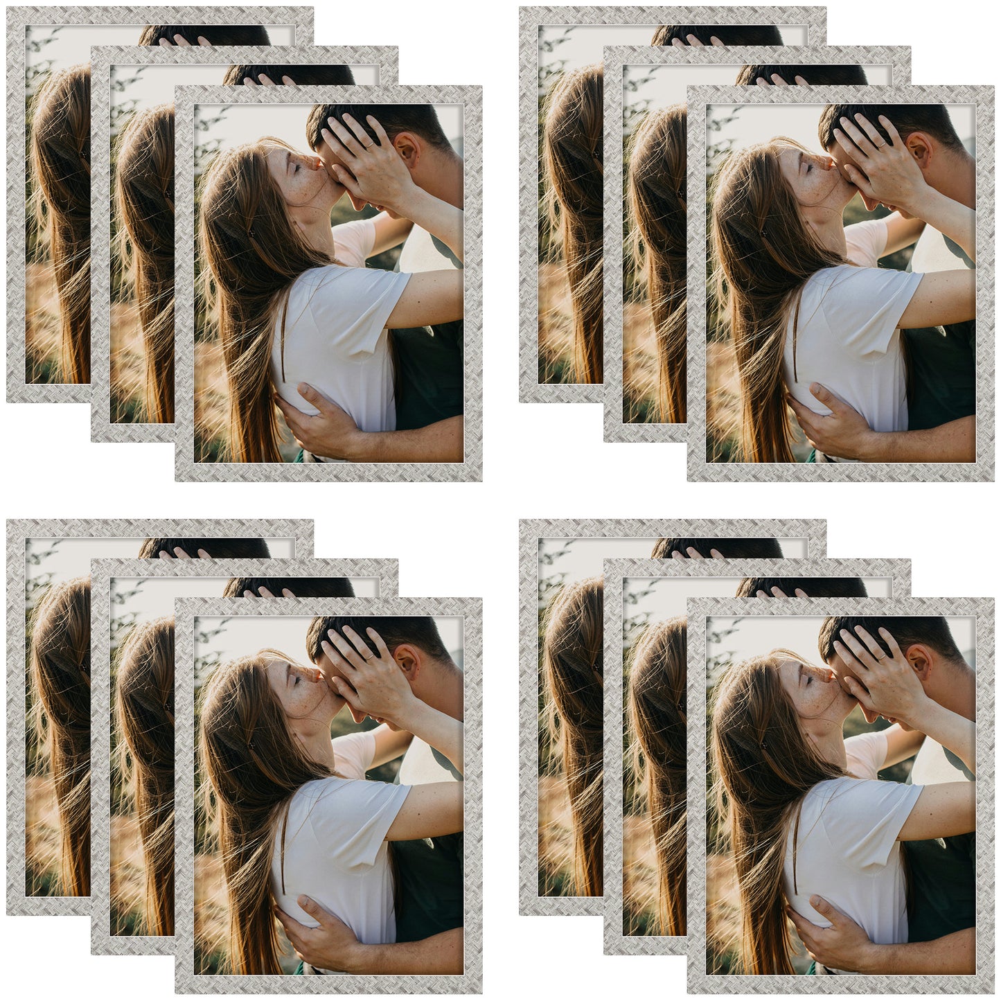 Clearance 12x16 Picture Frame With Plexiglass (12 Pcs per Box) Grey