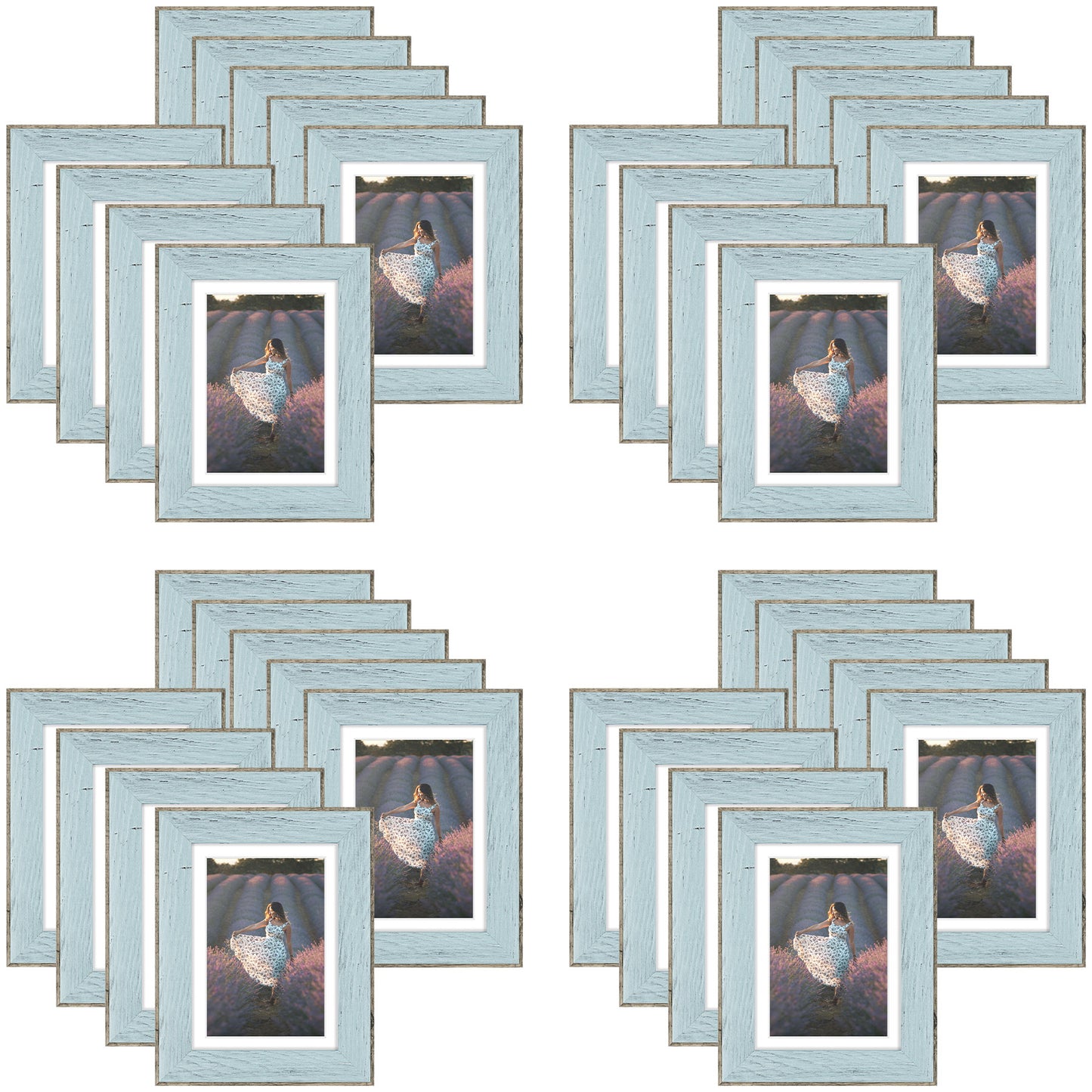 5x7 Picture Frame for 4x6 Picture with Plexiglass (36 Pcs Per Box)
