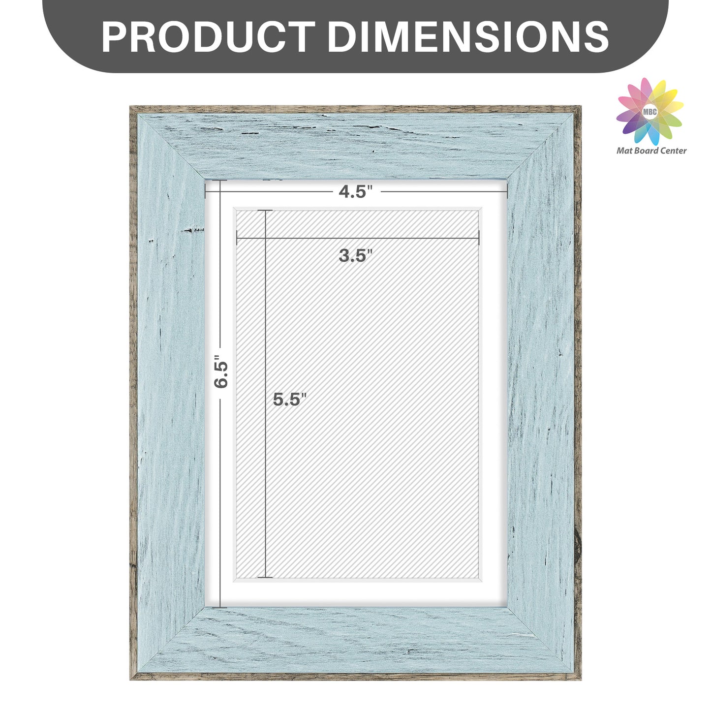 5x7 Picture Frame for 4x6 Picture with Plexiglass (36 Pcs Per Box)