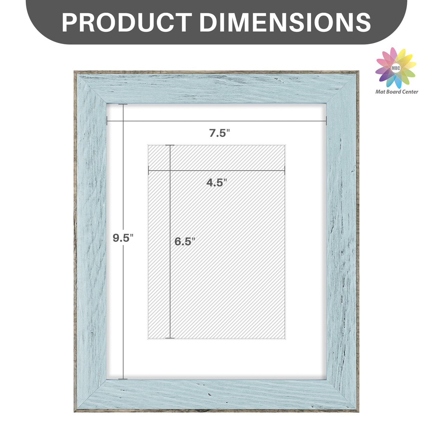 Clearance 8x10 Picture Frame for 5x7 Picture with Plexiglass (24 Pcs Per Box)