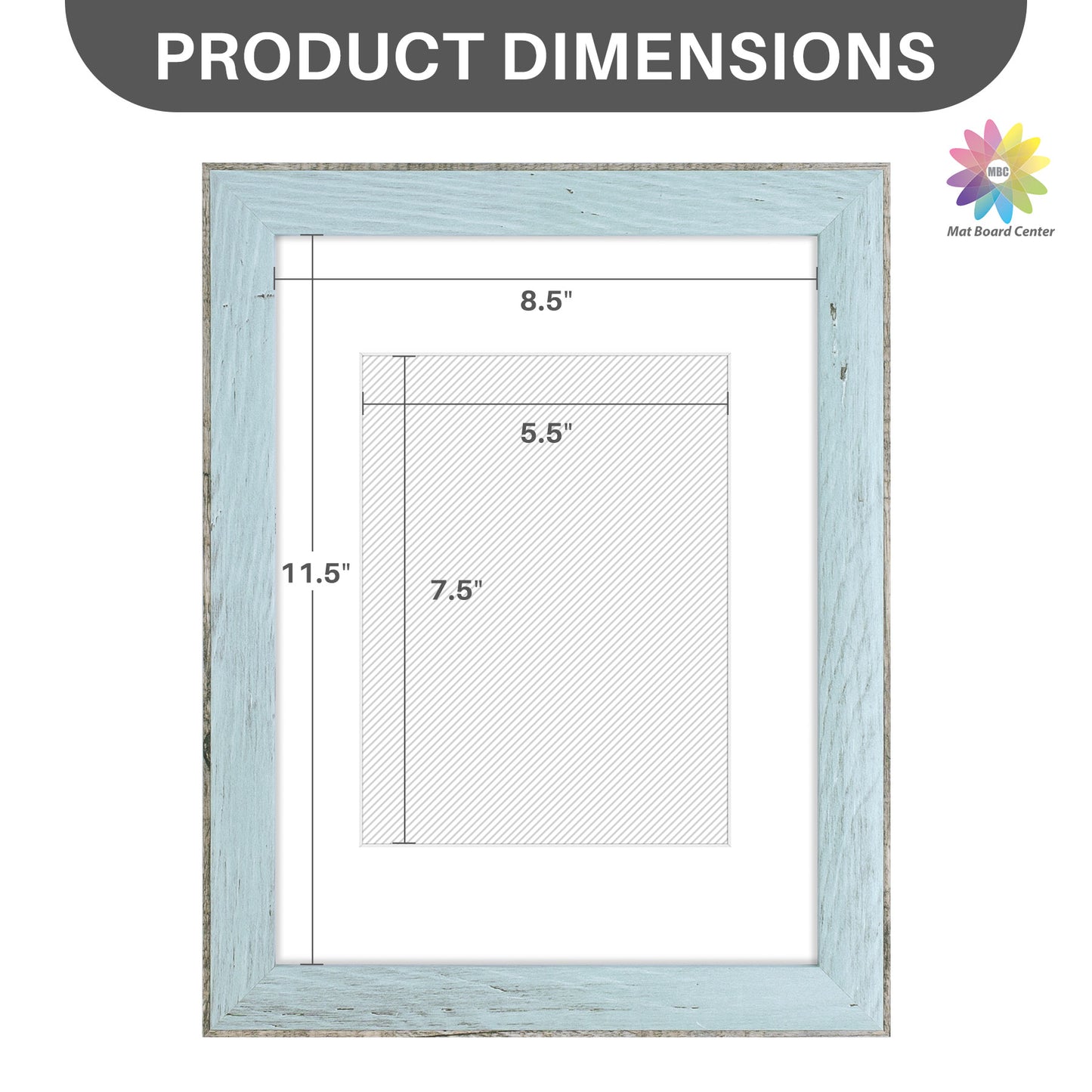 Clearance 9x12 Picture Frame for 6x8 Picture with Plexiglass (24 Pcs Per Box)