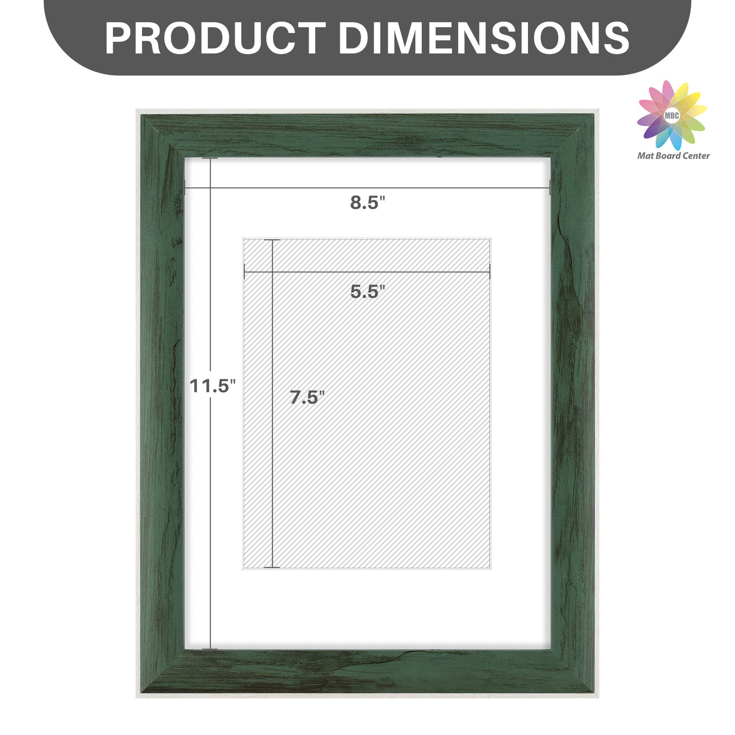 Clearance 9x12 Picture Frame for 6x8 Picture with Plexiglass (24 Pcs Per Box)