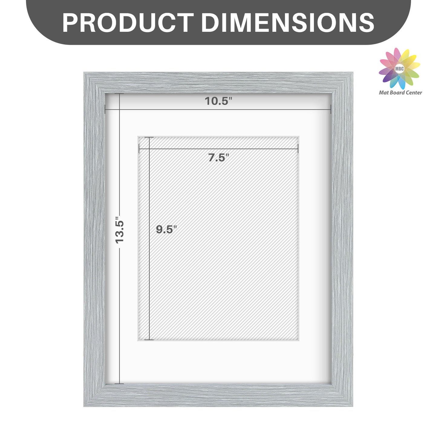 Clearance 11x14 Picture Frame With White Mat For 8x10 Photo (10 Pcs Per Box)