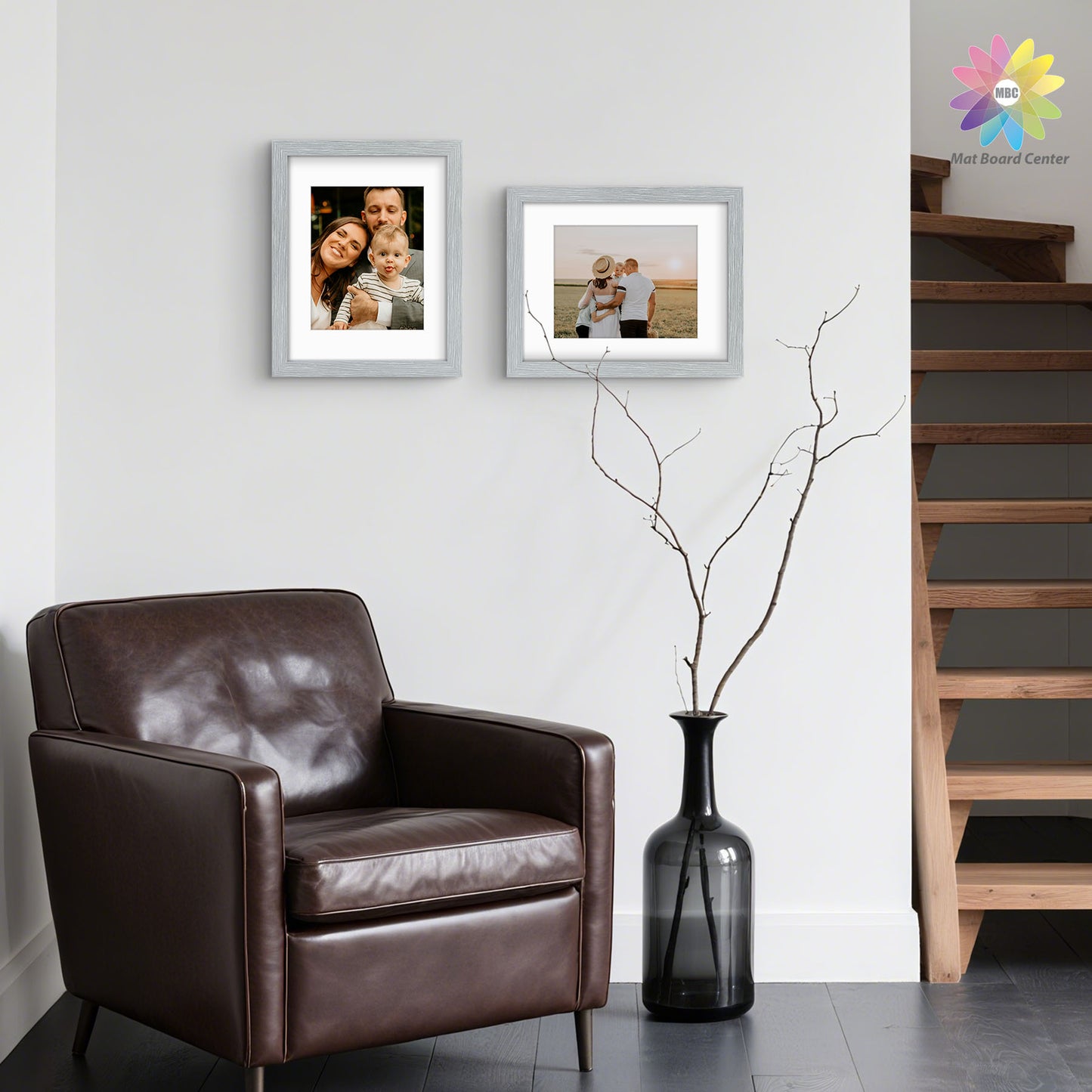 Clearance 11x14 Picture Frame With White Mat For 8x10 Photo (10 Pcs Per Box)