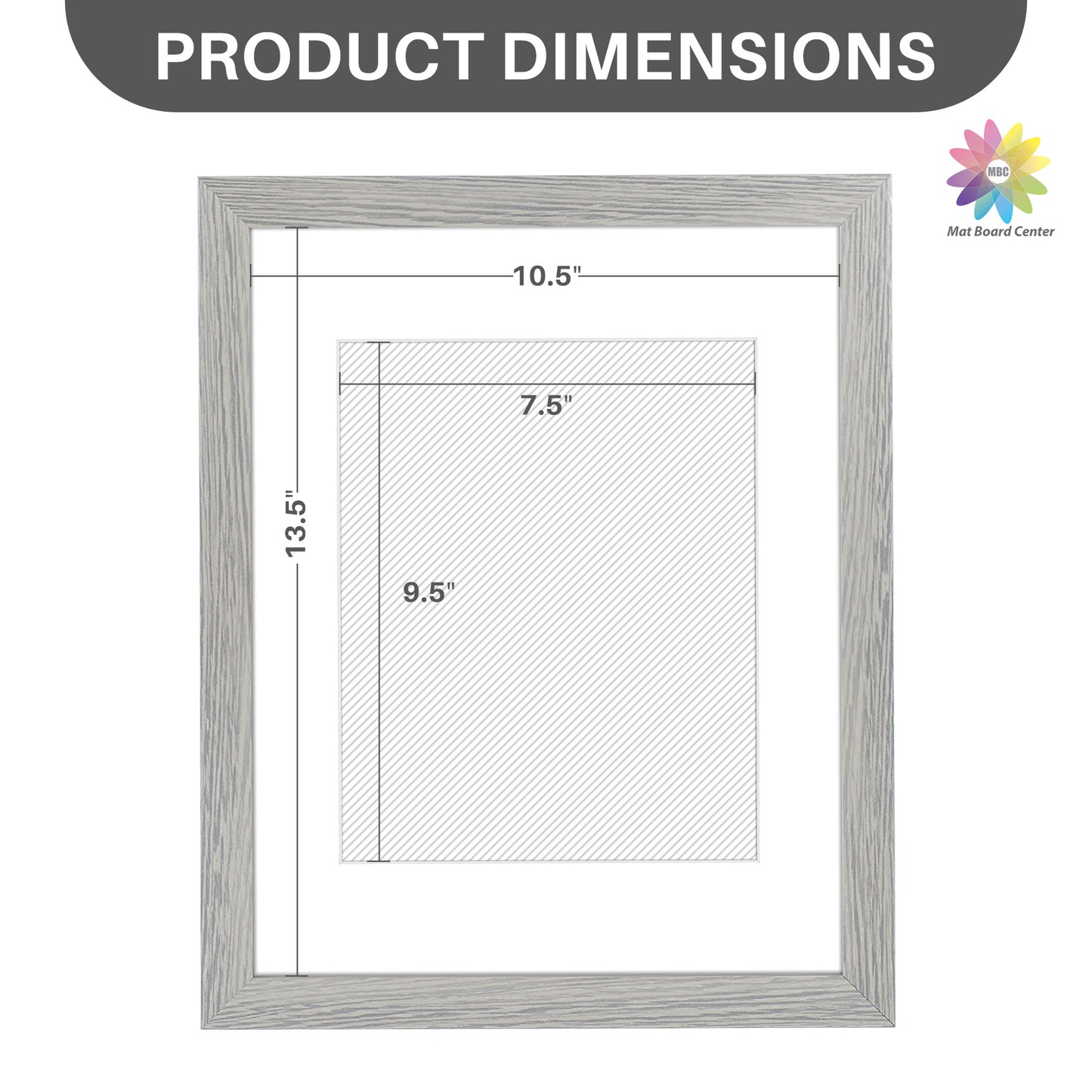 Clearance 11x14 Picture Frame for 8x10 Photo with White Mat and Plexiglass (8 Pcs Per Box)