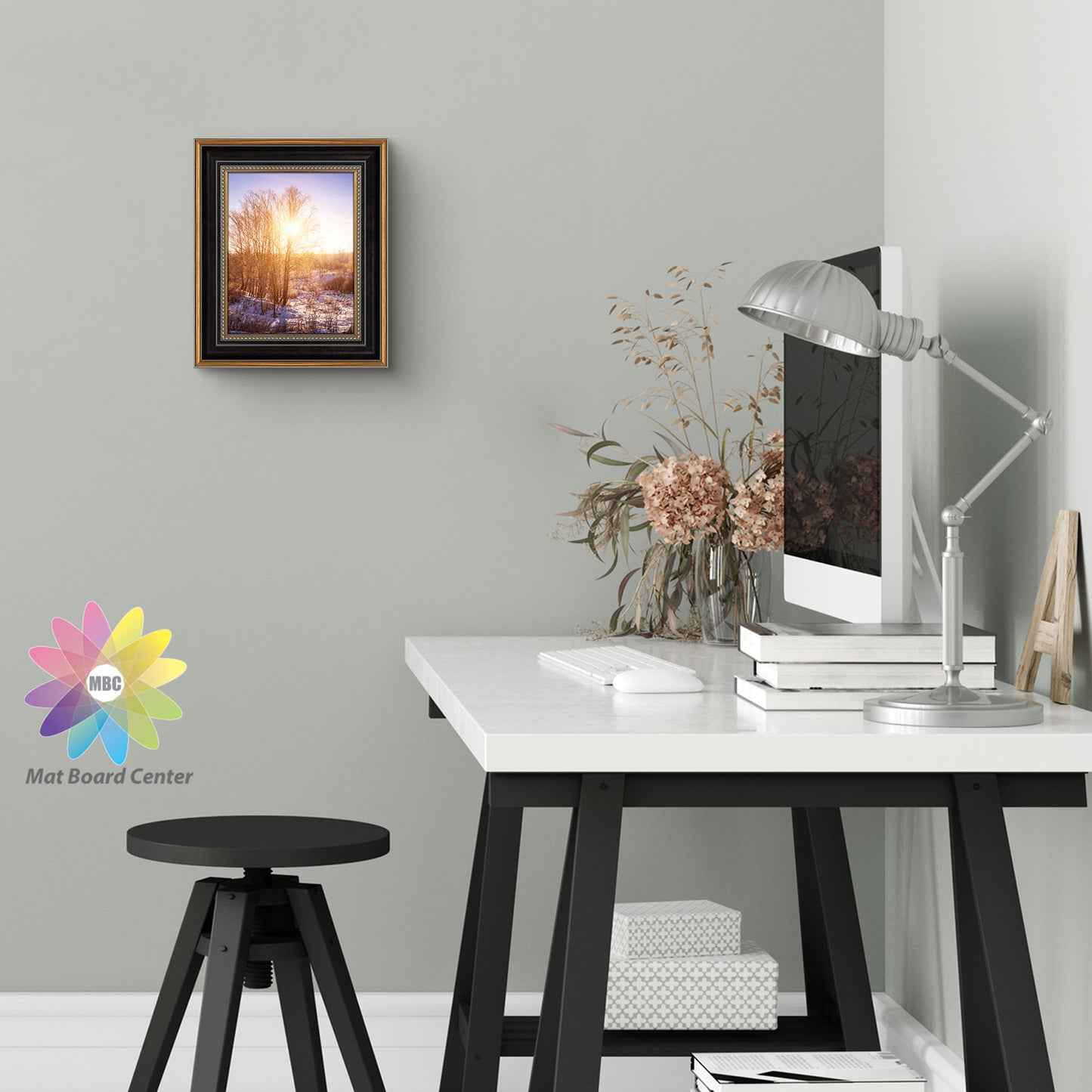 8x10 Ornate Picture Frame Black and Ornate Gold Color (12 Pcs per Box)