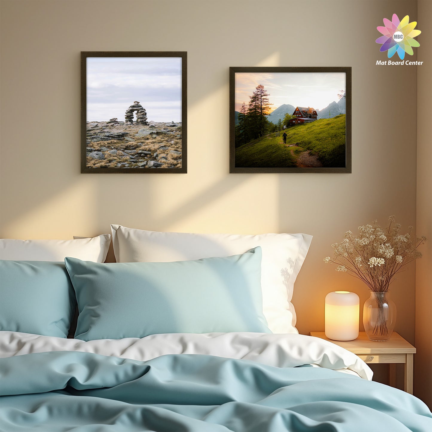 Clearance 13.7x15.7 Collage Photo Frame For Seven 4x6 Pictures With White Mat and Real Glass (10 Pcs Per Box)