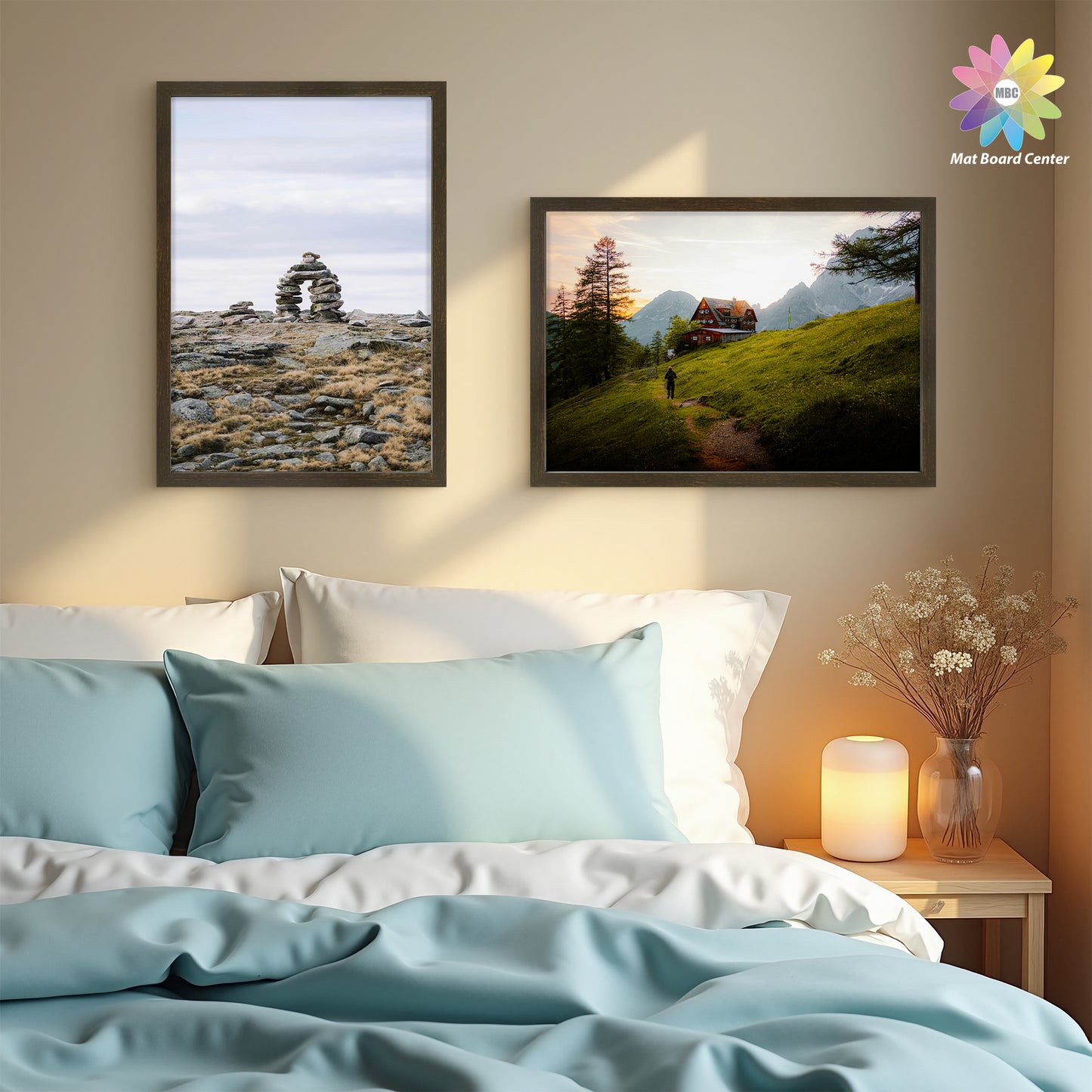 Clearance 13.6x19.7 Collage Photo Frame For Nine 4x6 Pictures With White Mat and Real Glass (8 Pcs Per Box)