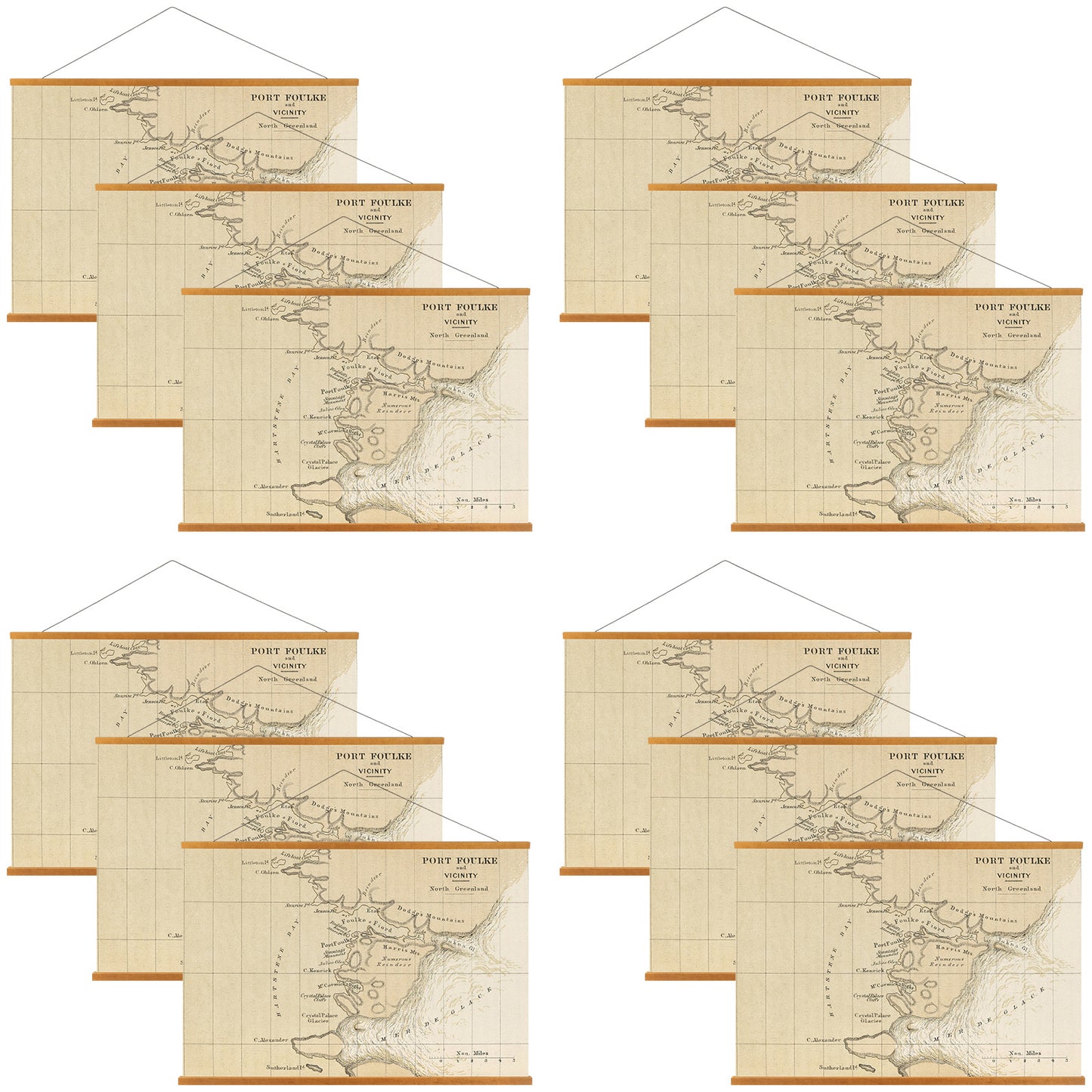 Clearance 36 Inch Wood Magnet Picture Frames (12 Pcs Per Box) Teak