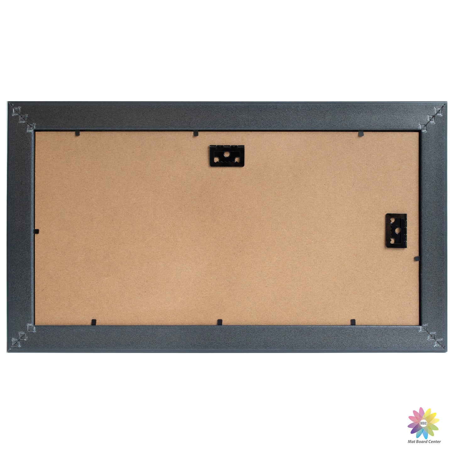7x14 Collage Picture Frame with White Mat for Three 4x6 Photos Brown and Ornate Gold Color (10 Pcs per Box)