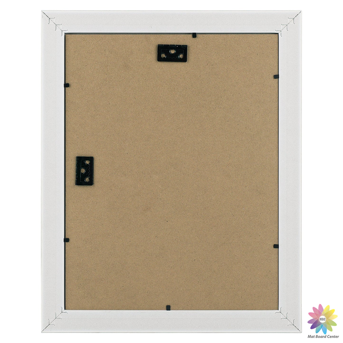 9x12 Picture Frame for 6x8 Picture with White Mat and Real Glass Dark Gold Color (10 Pcs per Box)