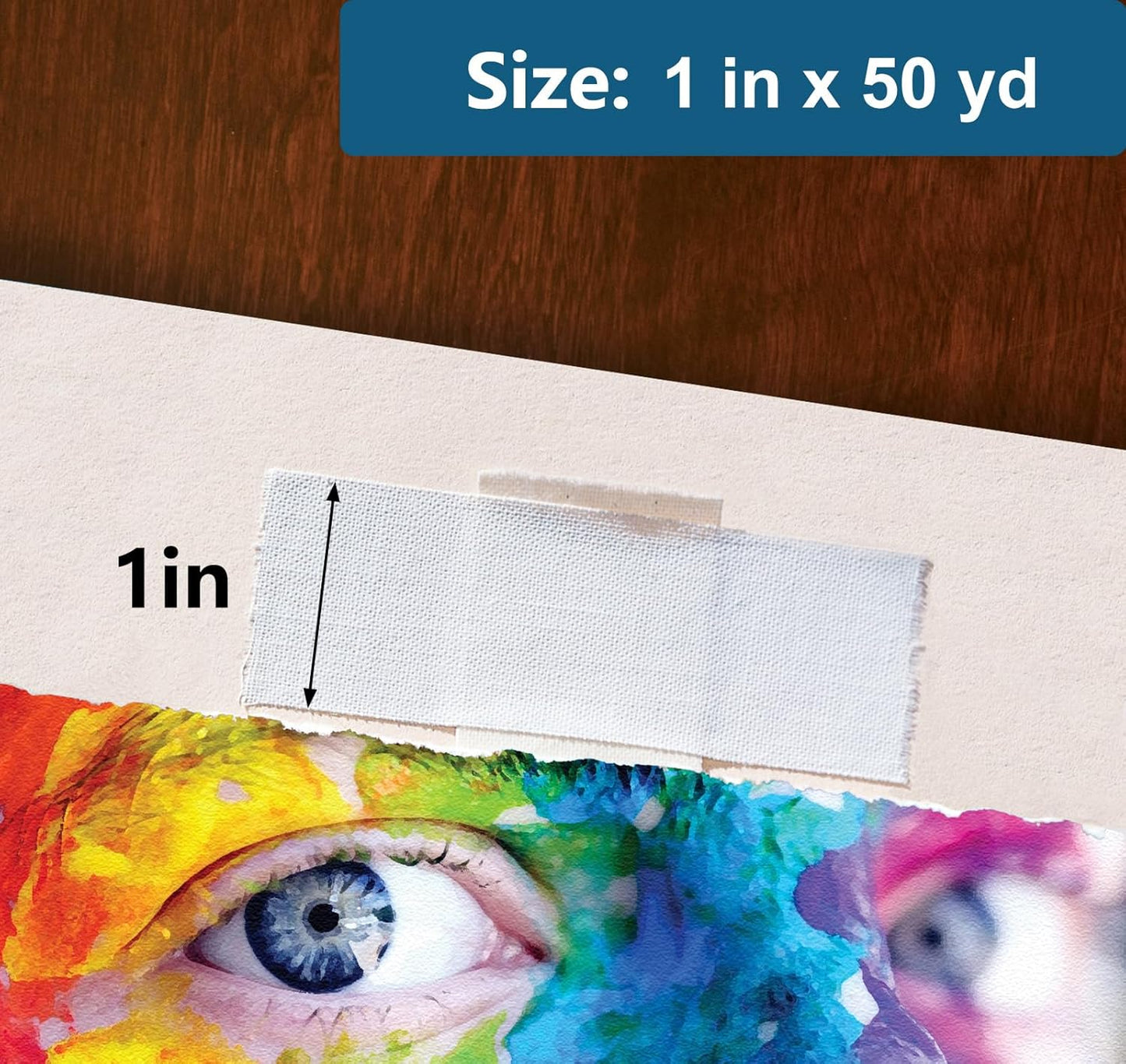 Lineco Acid-Free Neutral pH Self Adhesive Tape, 1 in. x 50 yd. Roll