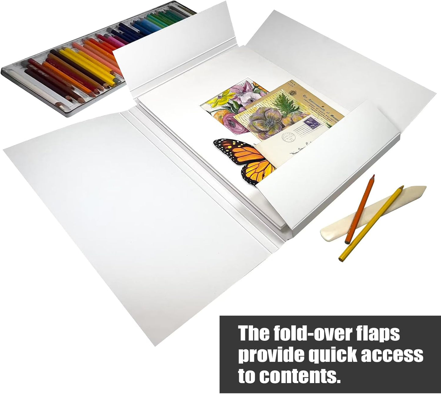 Lineco Archival Storage Art Folio for 11x14 Inch Artwork, 1.25 Inches Deep(1 Pack)