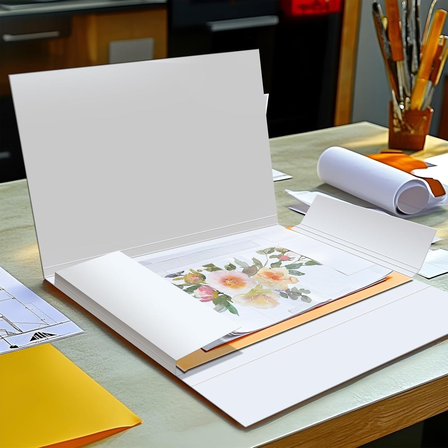 Lineco Archival Storage Art Folio for 11x14 Inch Artwork, 1.25 Inches Deep(1 Pack)