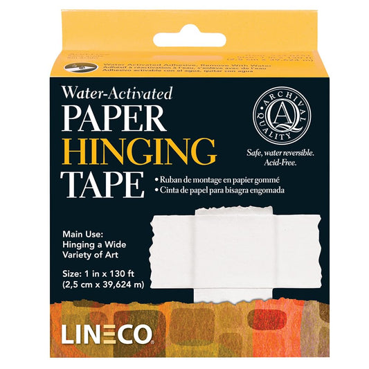 Lineco Archival Water Activated Paper Hinging Tape 1 in.x 130 ft.