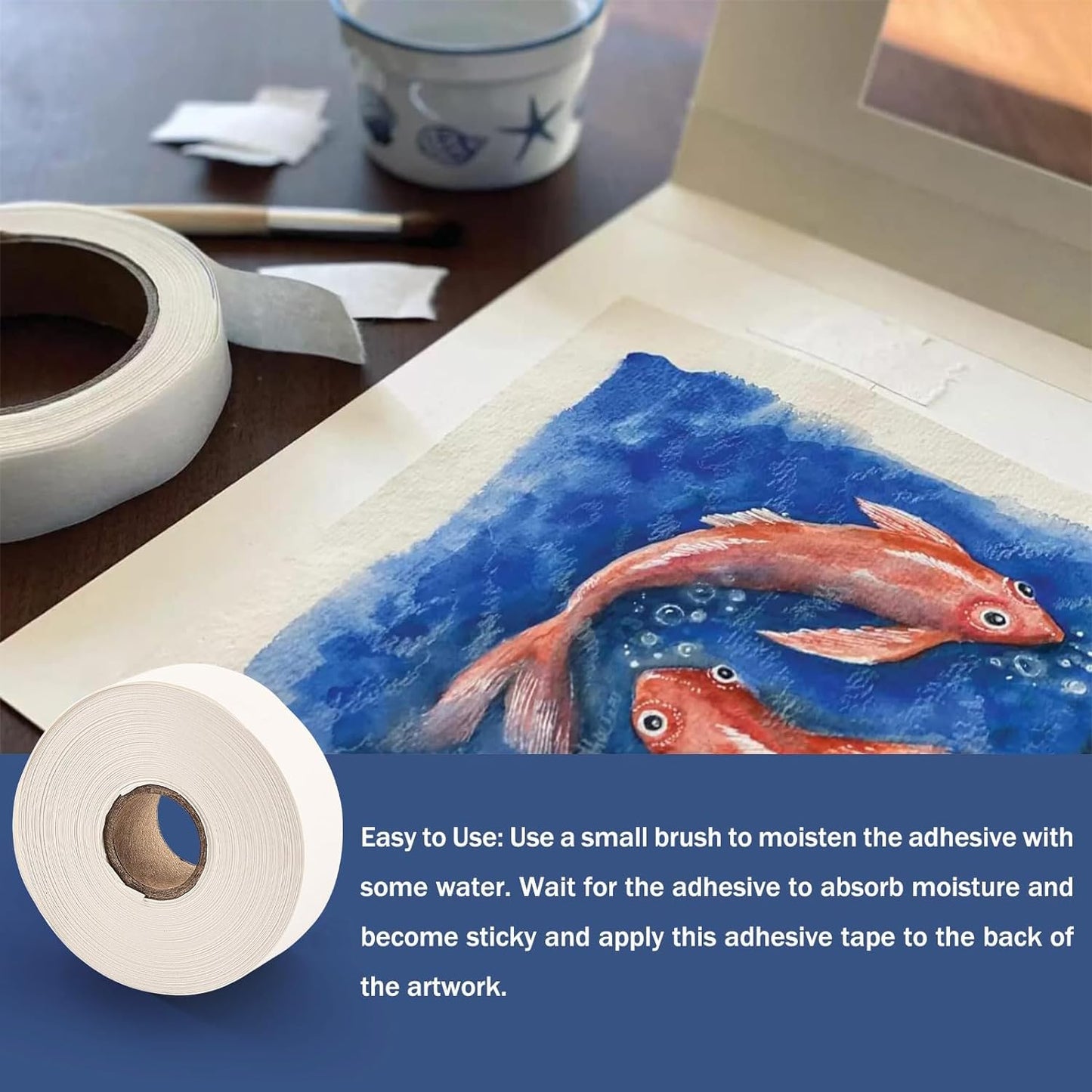 Lineco Archival Water Activated Paper Hinging Tape 1 in.x 130 ft.