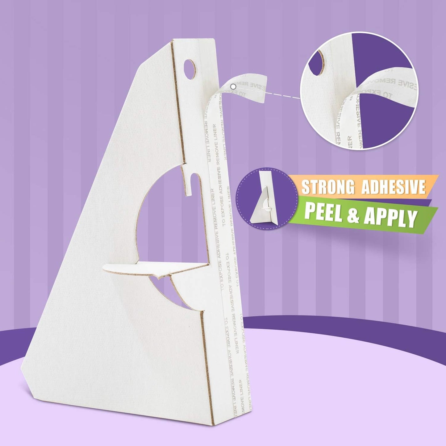 Self Stick Easel Back,Cardboard Stand Pack of 50 5 Inch