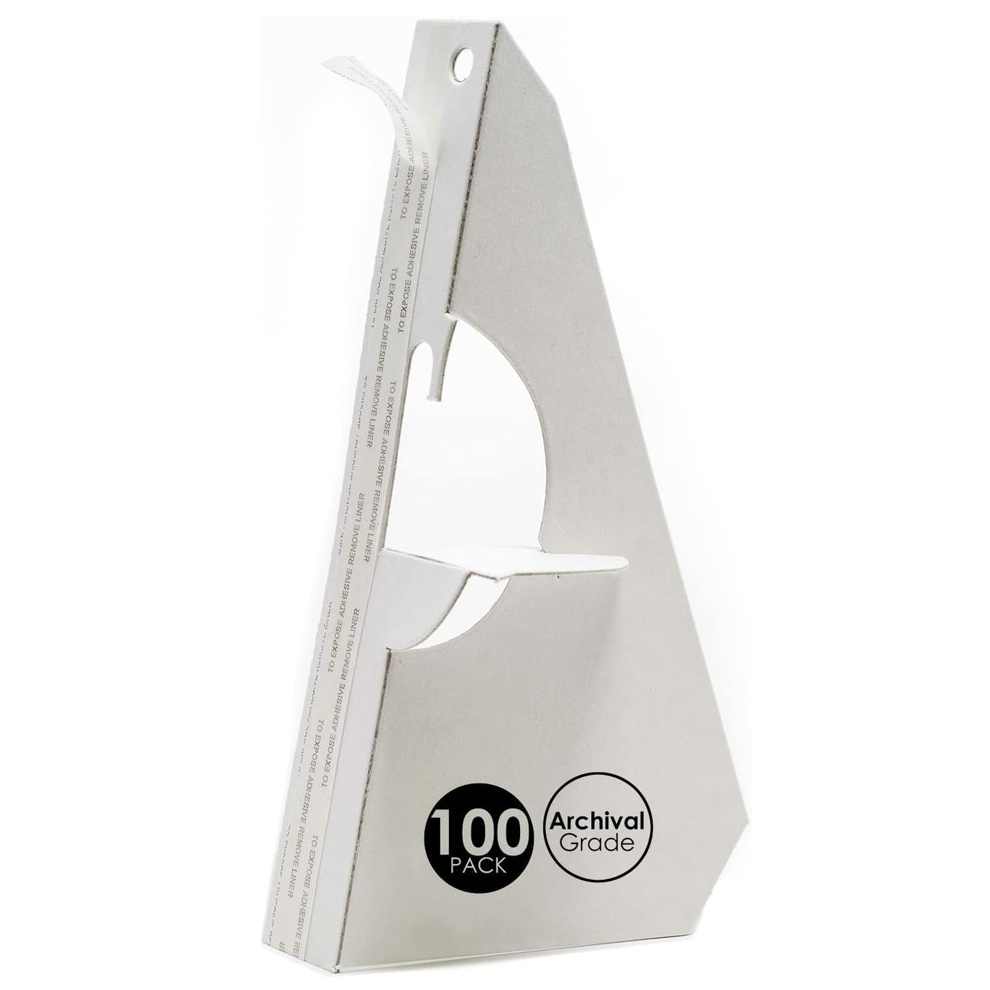 Self Stick Easel Back, Cardboard Stand Pack of 100 7 Inch