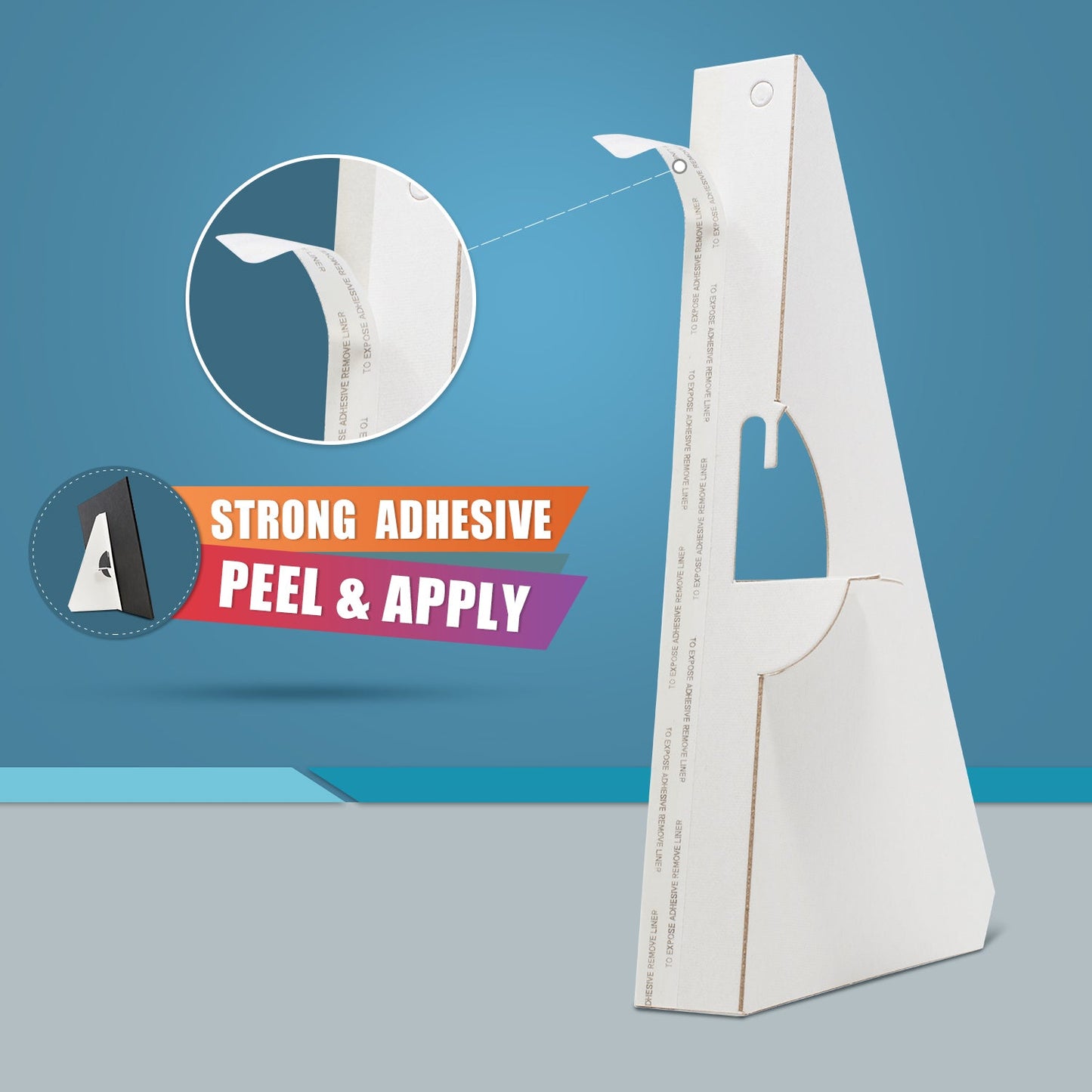 Self Stick Easel Back,Cardboard Stand Pack of 50