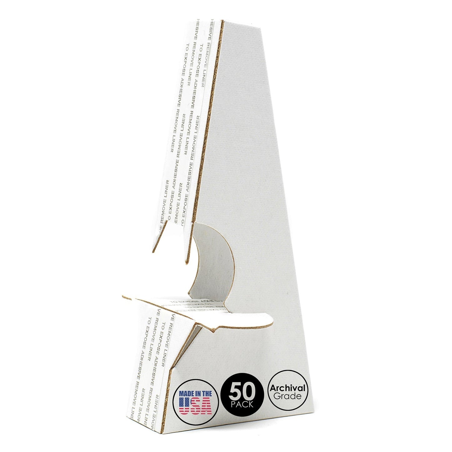 Cardboard Easel Back (50 Pack) 5 Inch