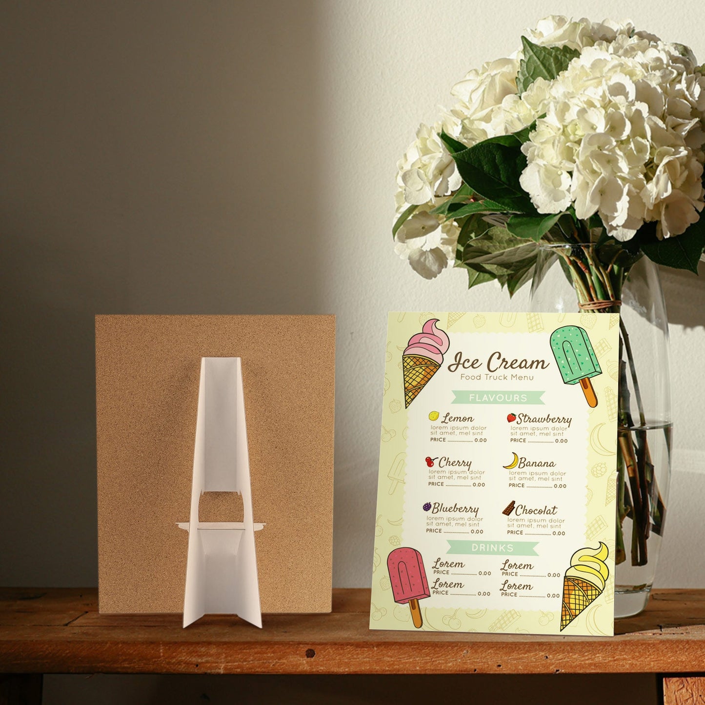 Cardboard Easel Back (100 Pack)