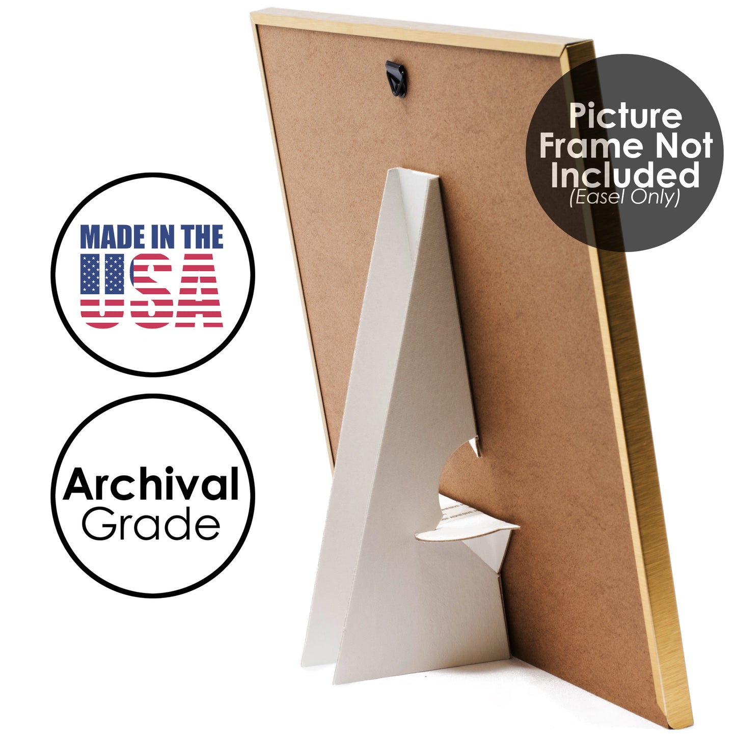 Cardboard Easel Back (50 Pack)