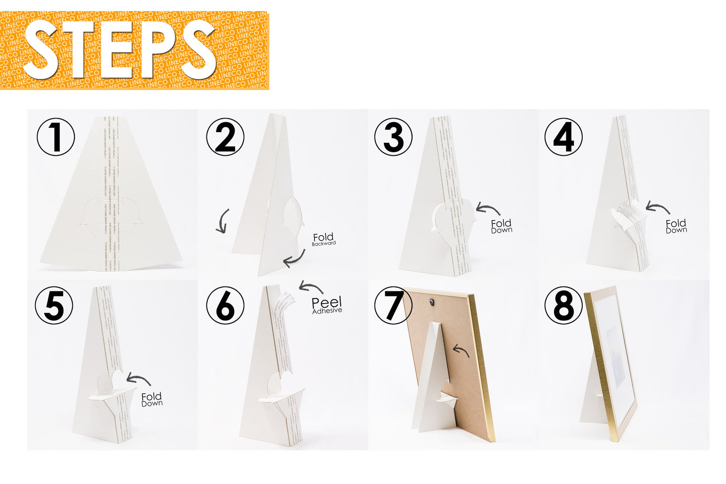 Cardboard Easel Back (50 Pack)