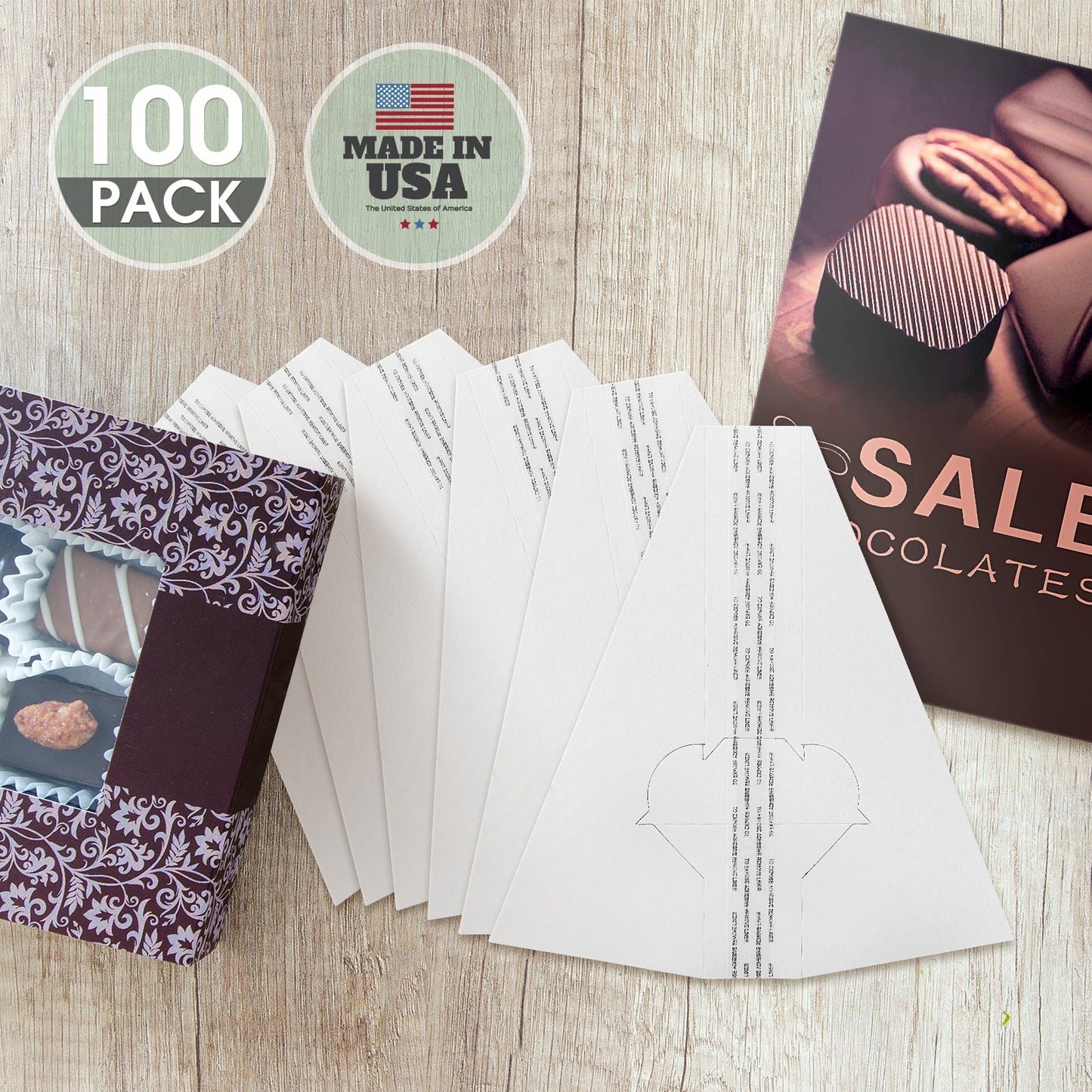 Cardboard Easel Back (100 Pack)