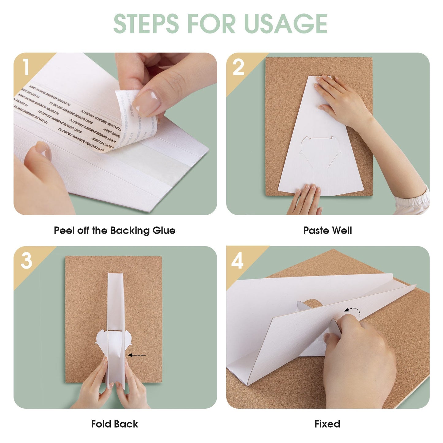 Cardboard Easel Back (100 Pack)